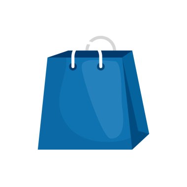 boş alışveriş çantası beyaz arkaplanda izole edildi