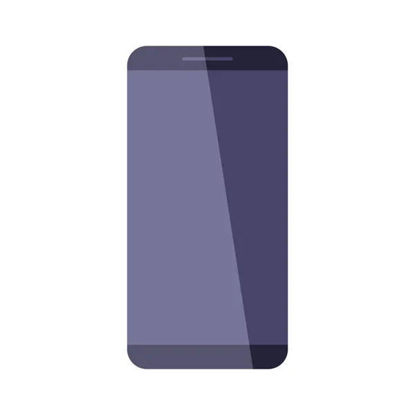 Mobilní telefon, smartphone zařízení na bílém pozadí — Stockový vektor
