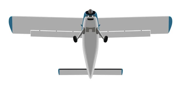 Винт нижний самолет — стоковый вектор