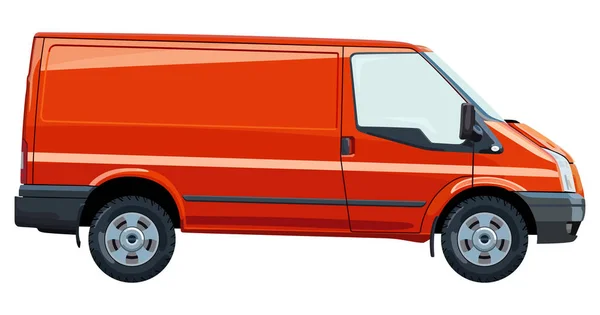 Lichte commerciële truck — Stockvector