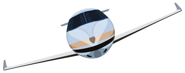 Plane front view — Stock Vector