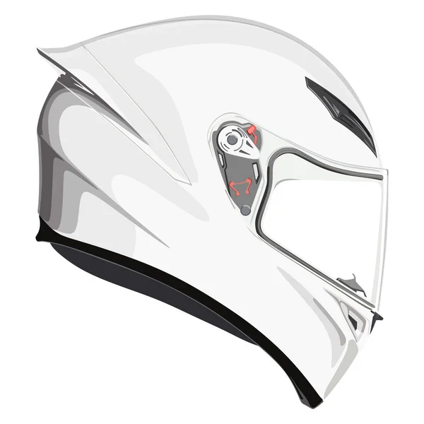 Motorcycle Helmet White Background Royalty Free Stock Vectors