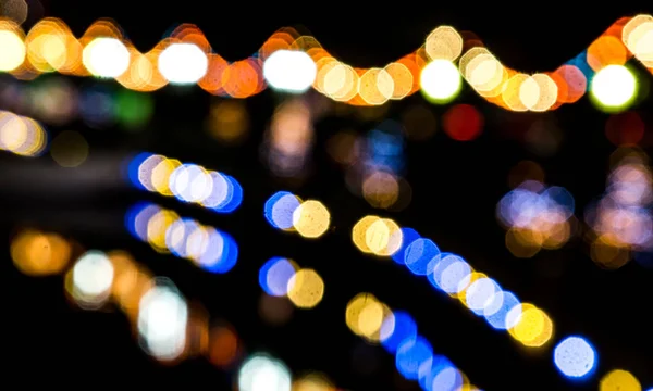 Bokeh efecto de luces de colores —  Fotos de Stock