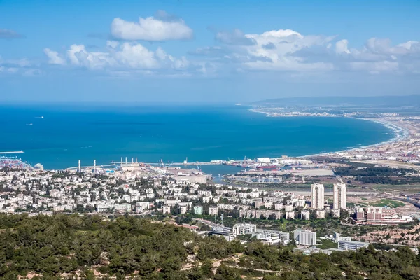 Bucht von Haifa, Israel. — Stockfoto