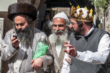Purim Mea Shearim Mahallesi.