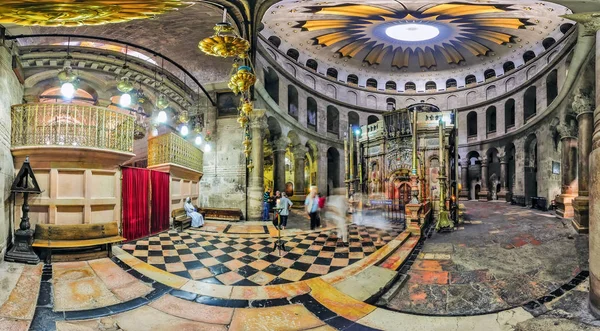 Panorama of the interior of the central part of the Church of t — Stock Photo, Image