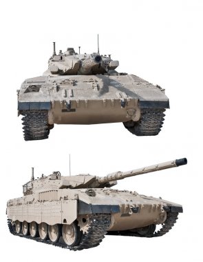 İsrail muharebe tankı Merkava Mk2.