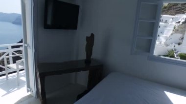 Oia, Santorini, Yunanistan manzarası