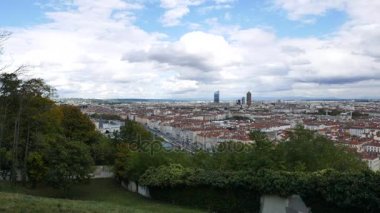 Timelipse Lyon şehir Fransa