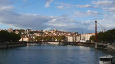 Timelipse Lyon şehir Fransa