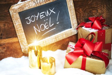hediye patronlardan ve Noel mumlar