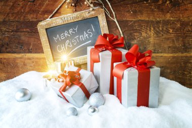 hediye patronlardan ve Noel mumlar