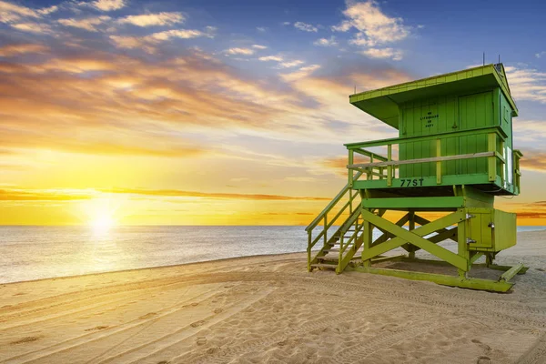 Miami South Beach lever du soleil — Photo