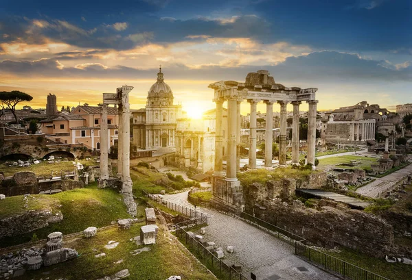 선라이즈 이탈리아 로마 도시 — 스톡 사진