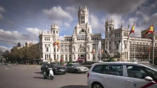 Madrids centrum, Spanien — Stockvideo