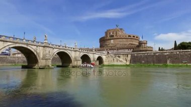 Roma şehri ve Tibre İtalya