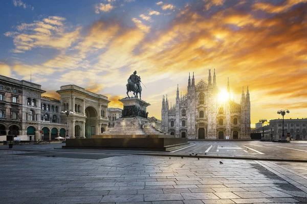 Milano espírito da cidade na Itália — Fotografia de Stock