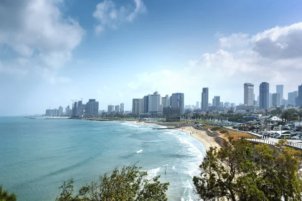 Waterfront views of Tel Aviv — Stock Photo, Image