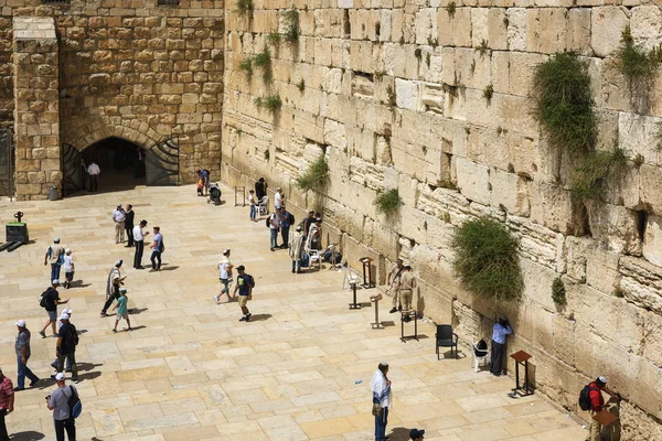 Muro ocidental em Jerusalém — Fotografia de Stock