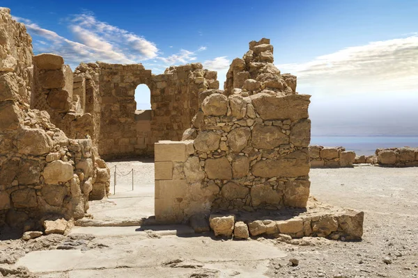 Massada fästning i israel — Stockfoto