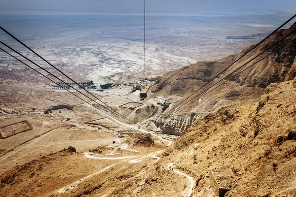 Masada fortress in israel — Stock Photo, Image