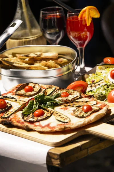 Schmeckte und berühmte italienische Küche — Stockfoto