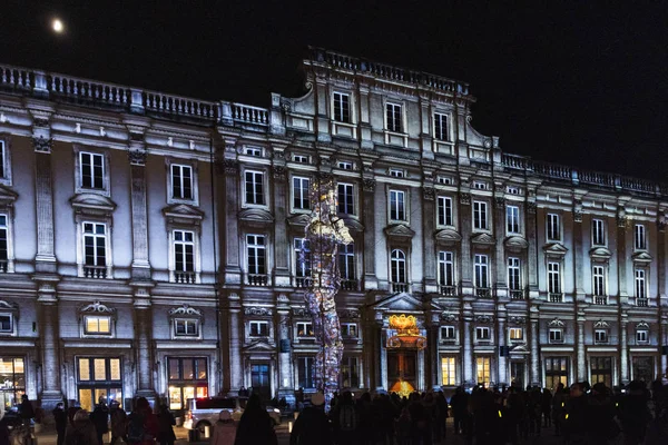 Festival delle luci a Lione in Francia — Foto Stock