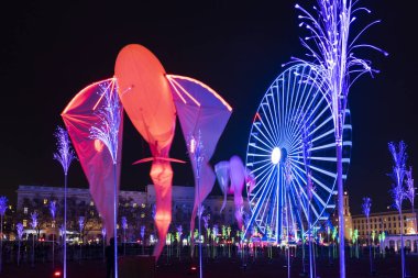 Fransa 'da Lyon' da Işık Festivali 