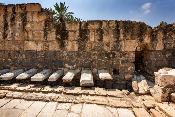 Ókori Római Város Beith Shean Romjai Izrael — Stock Fotó
