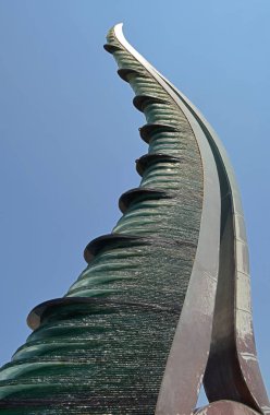 Amalthea boynuz, Agios Nikolaos, Crete yan closeup görünüm