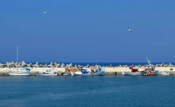 Yerapetra Crete Limanda — Stok fotoğraf