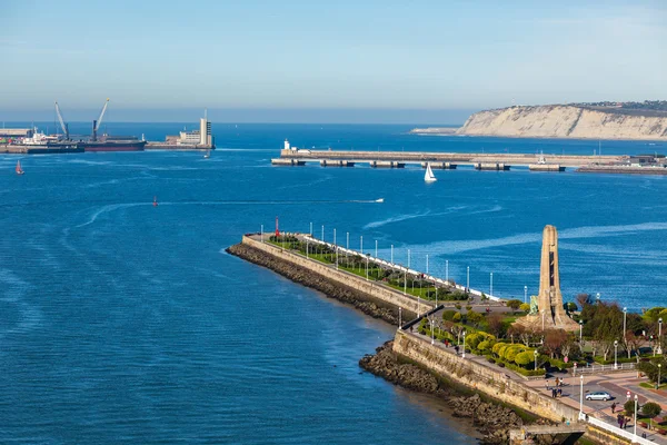 エル ・ アブラ湾とゲチョ桟橋 — ストック写真