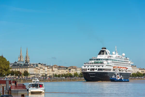 Navio de cruzeiro Prinsendam em Bordeaux — Fotografia de Stock