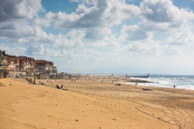 Arcachon basin kum plaj