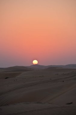Çöl dunes Liwa içinde
