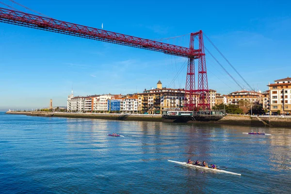 El puente colgante Bizkaia — Foto de Stock