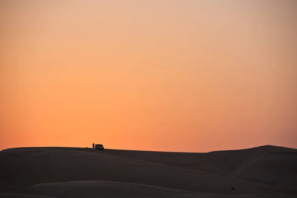 Dunas do deserto em Liwa — Fotografia de Stock