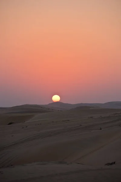 Пустеля дюни в Liwa — стокове фото