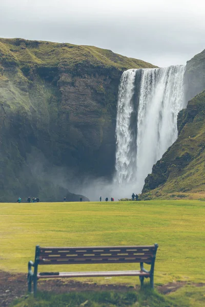 スコウガ滝滝、アイスランド — ストック写真