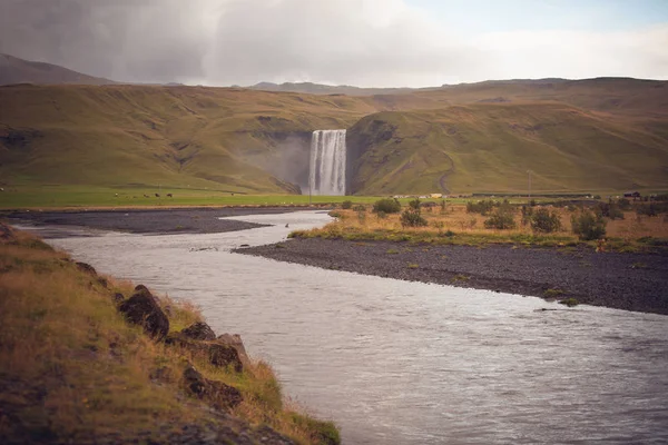 Skogafoss Waterfall, Iceland — Stock Photo, Image
