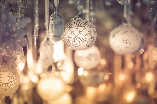 Avrupa piyasasında bir Noel dekorasyonu