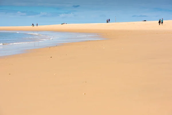 Piasek Atlantic beach, Francja — Zdjęcie stockowe