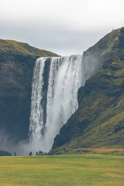 Vodopád skogafoss, Island — Stock fotografie