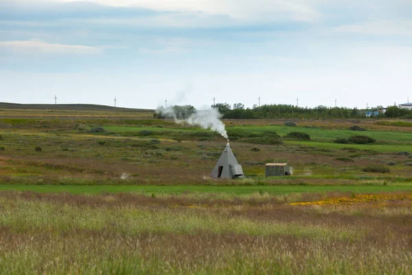 Geothermische Quelle in Island — Stockfoto