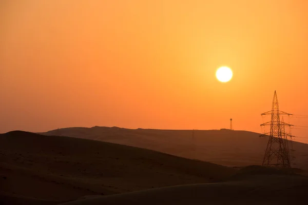 Dunas em Liwa, Emirados Árabes Unidos — Fotografia de Stock