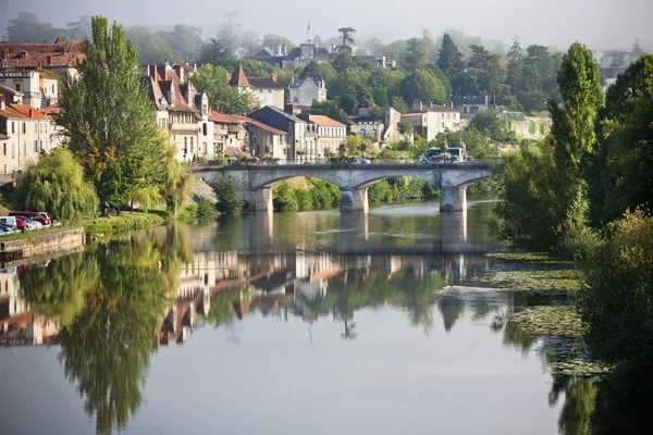 Malerischer Blick auf die Perigord-Stadt in Frankreich — Stockfoto