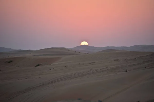 Dunas do deserto em Liwa — Fotografia de Stock