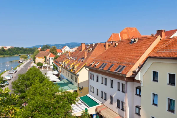 Panoramę miasta Maribor — Zdjęcie stockowe