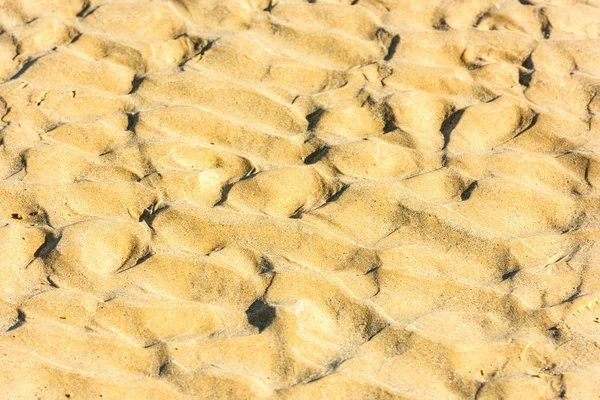 Blick von oben auf einen Sandmeerboden — Stockfoto