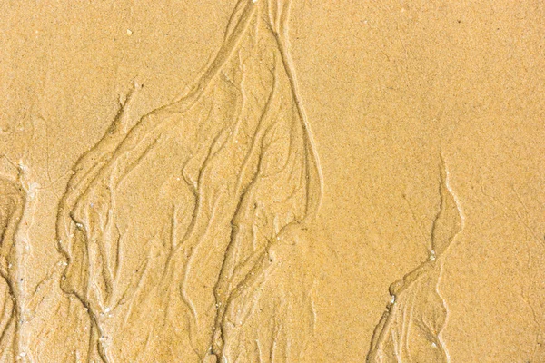 Blick von oben auf einen Sandmeerboden — Stockfoto